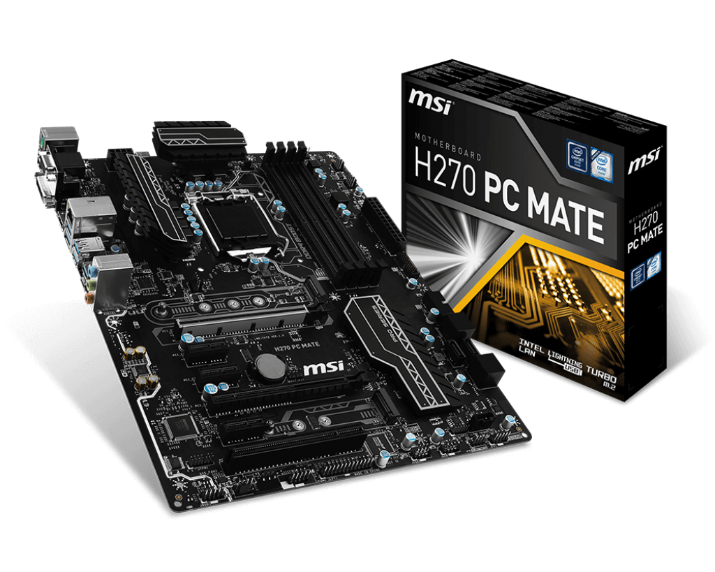 MSI H270 PC Mate - Motherboard Specifications On MotherboardDB